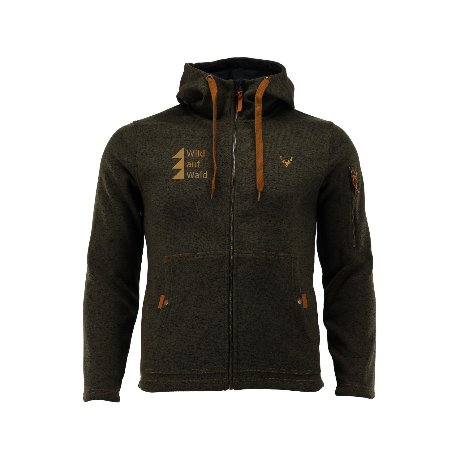 Strick Kapuzenjacke WildaufWald