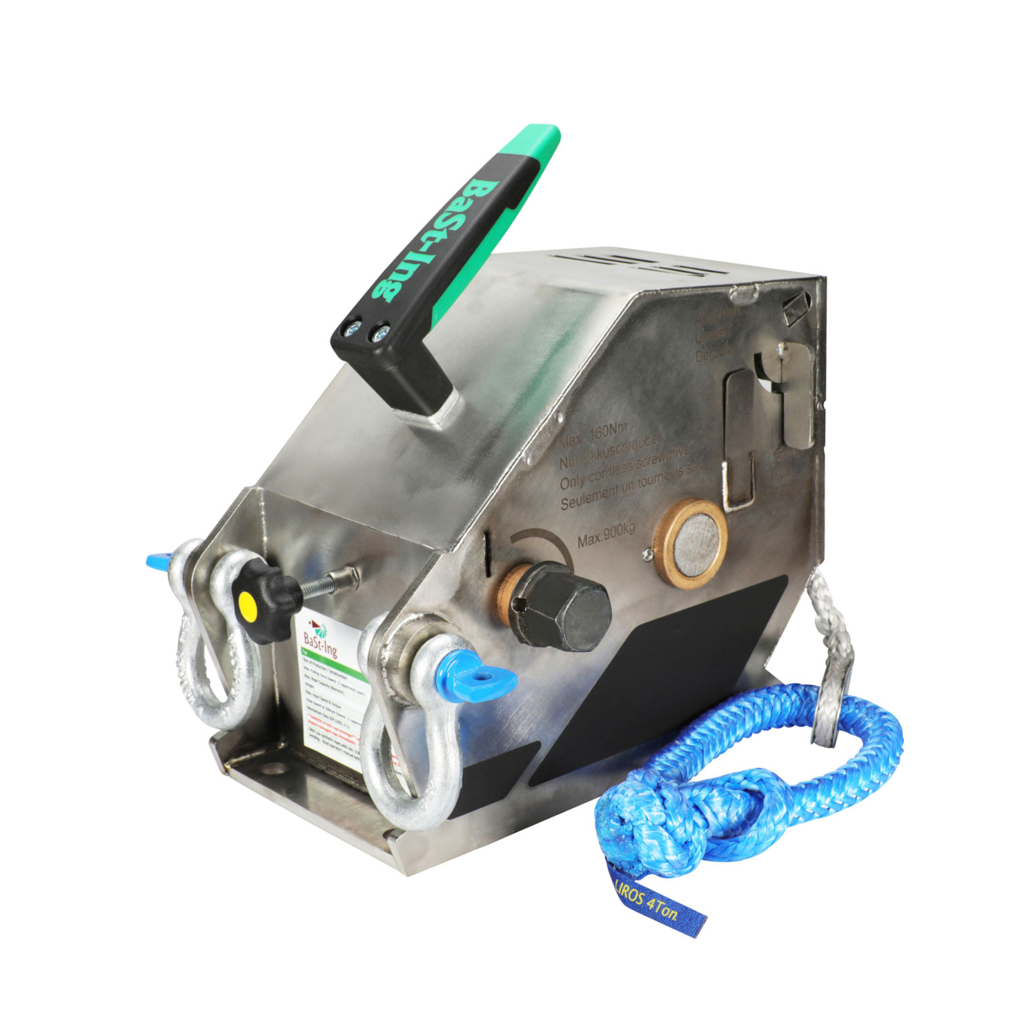 PullFast Seilwinde, Akkuschrauberbetrieb